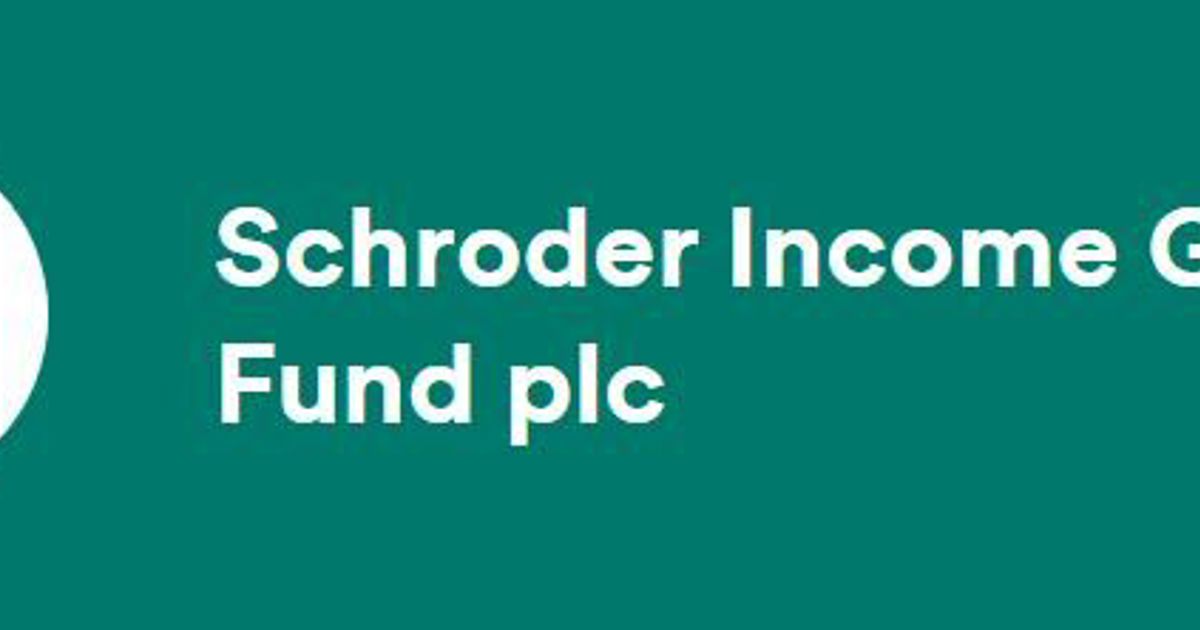 New Corporate Client Schroder Growth Fund News News